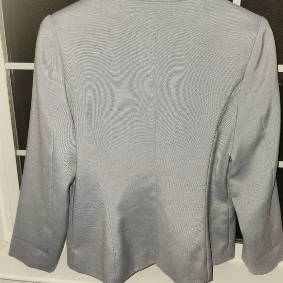 Kenzie Blazer Medium Gray 3/4 Sleeve - Picture 3 of 4